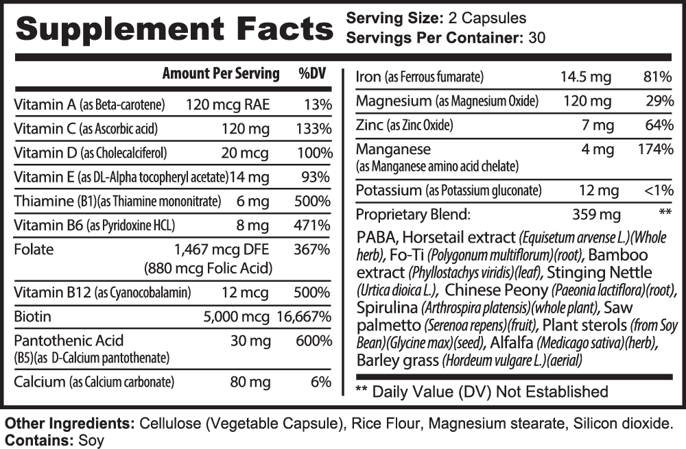 Hair, Skin & Nails Capsules