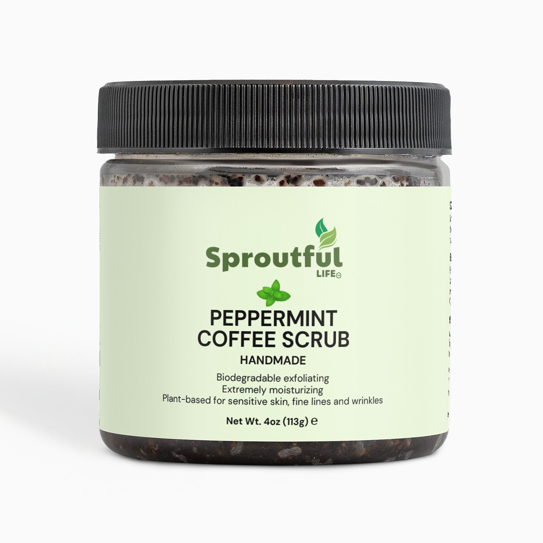 Peppermint Coffee Scrub