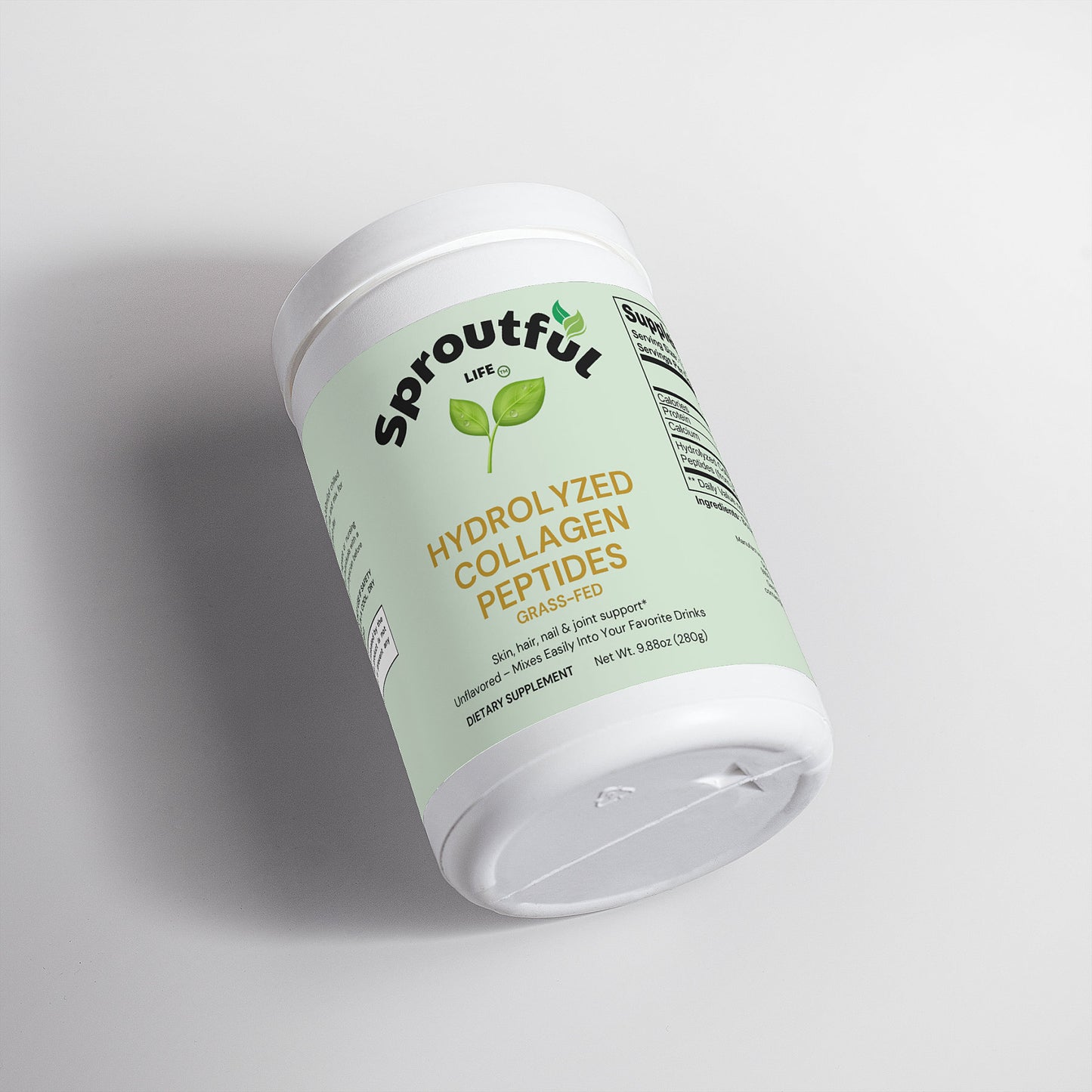 Grass-Fed Hydrolyzed Collagen Peptides | Unflavored