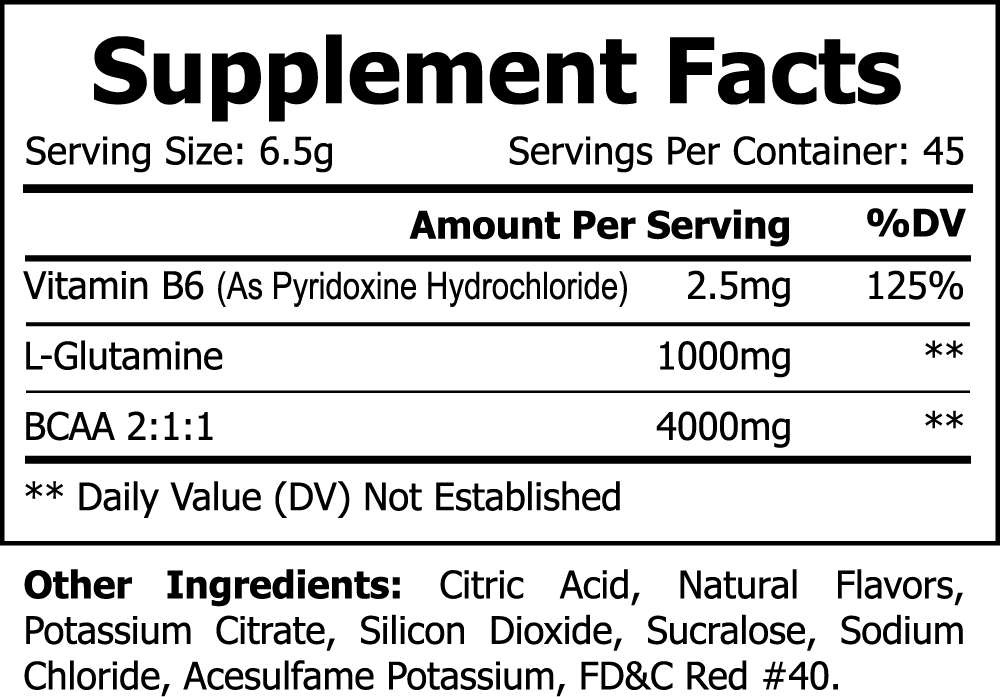 BCAA Shock Powder Fruit Punch